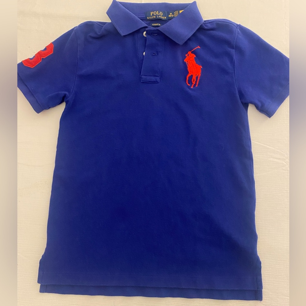 Ralph Lauren Kids Polo Shirt in Vibrant Blue